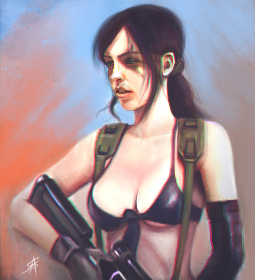 quiet (metal gear and 1 more) drawn by andrea_s.