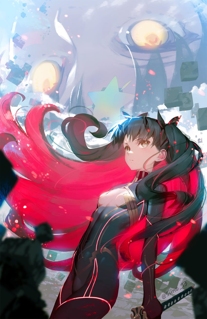 ishtar, space ishtar, and bel maana (fate and 1 more) drawn by siino