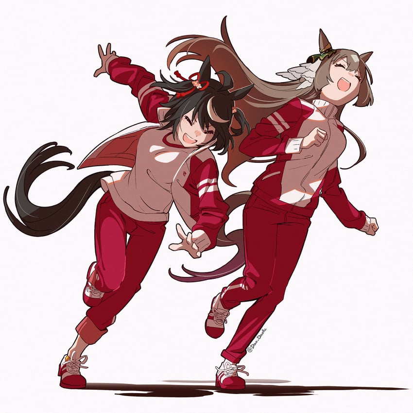 satono diamond and kitasan black (umamusume) drawn by teddy_(takarada)