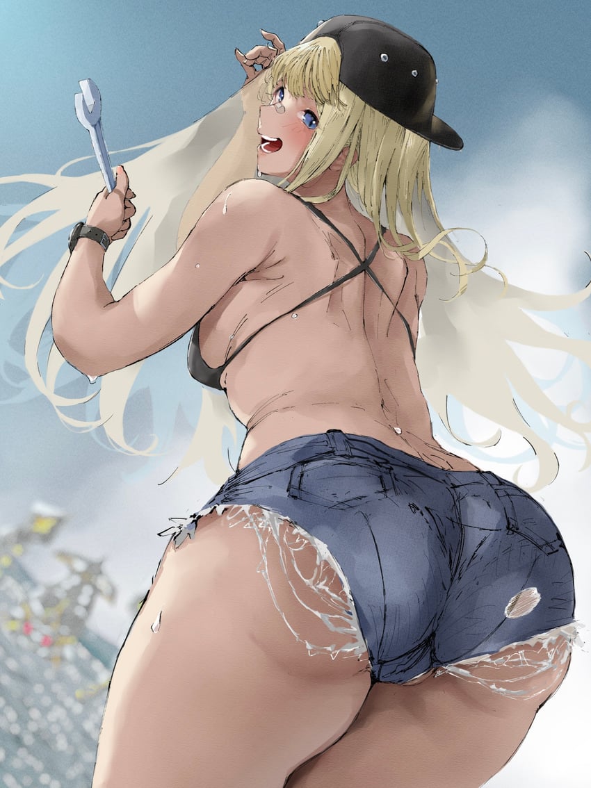centi (goddess of victory: nikke) drawn by hii_(motorholic)