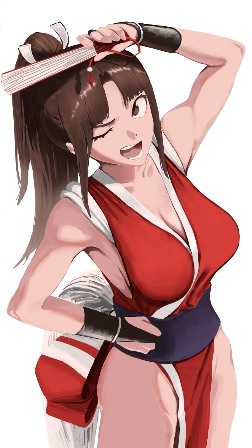 shiranui mai (street fighter and 2 more) drawn by nnn7