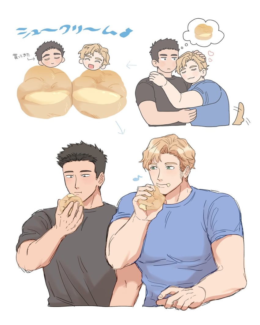 ao isami and lewis smith (yuuki bakuhatsu bang bravern) drawn by hn_yasum