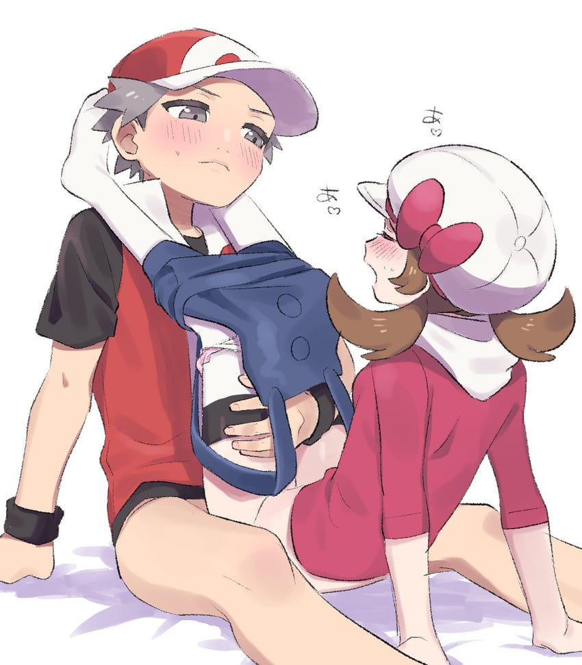 red and lyra (pokemon and 2 more) drawn by pumpkinpan