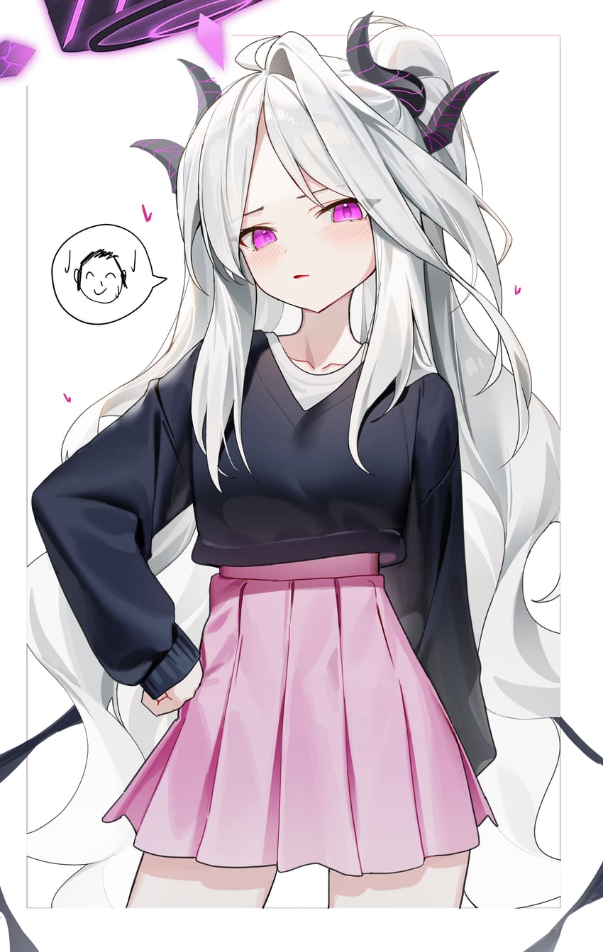 sensei, doodle sensei, and hina (blue archive) drawn by huu_(dighapdlxm12)