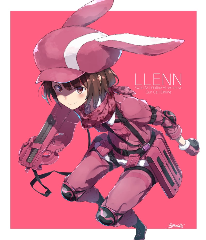 llenn (sword art online and 1 more) drawn by yossui