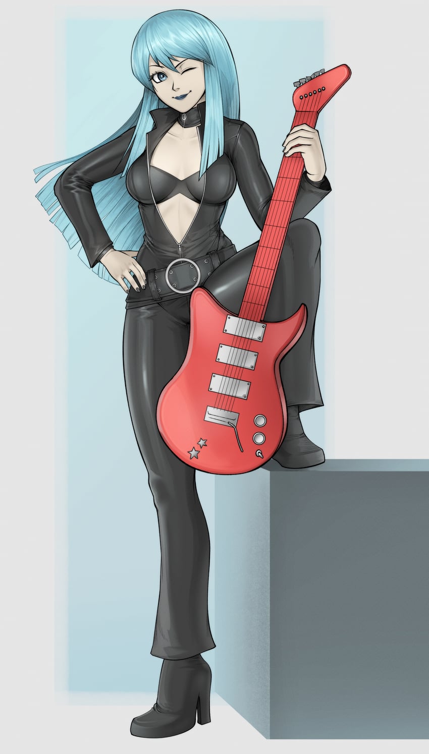 nemissa (devil summoner and 2 more) drawn by erodrunky