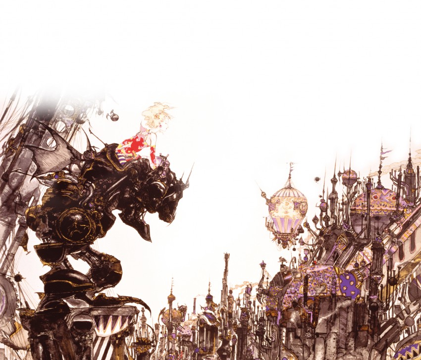 terra branford (final fantasy and 1 more) drawn by amano_yoshitaka