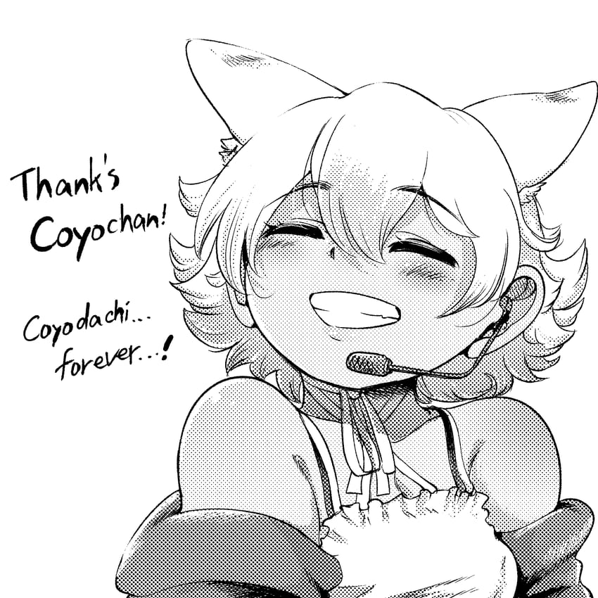 coyote (kemono friends and 1 more) drawn by mcgunngu