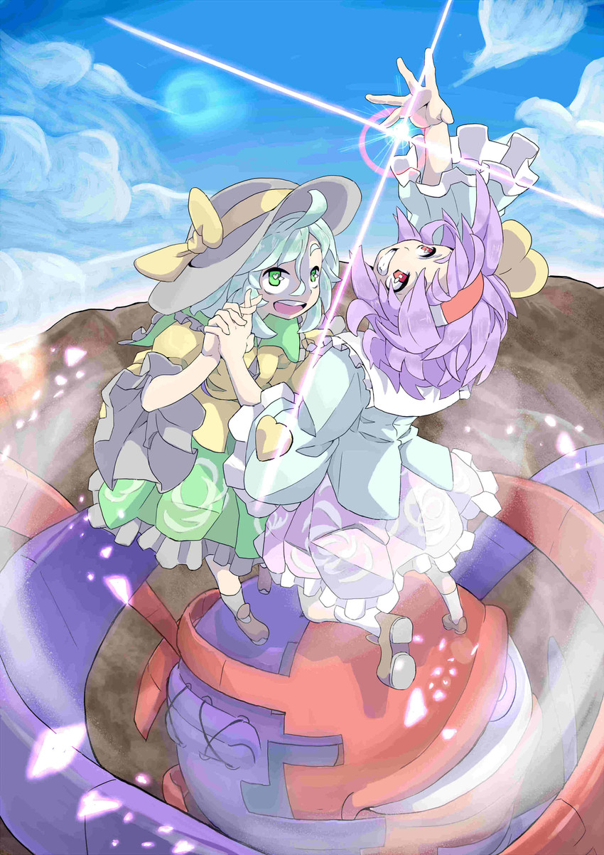 komeiji koishi and komeiji satori (touhou) drawn by guwinomi