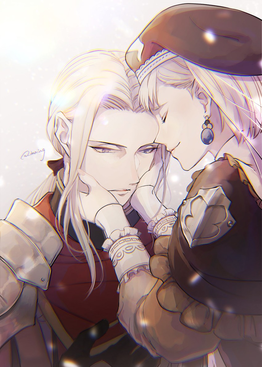 mercedes von martritz and jeritza von hrym (fire emblem and 1 more) drawn by shinsuke_(moccori)
