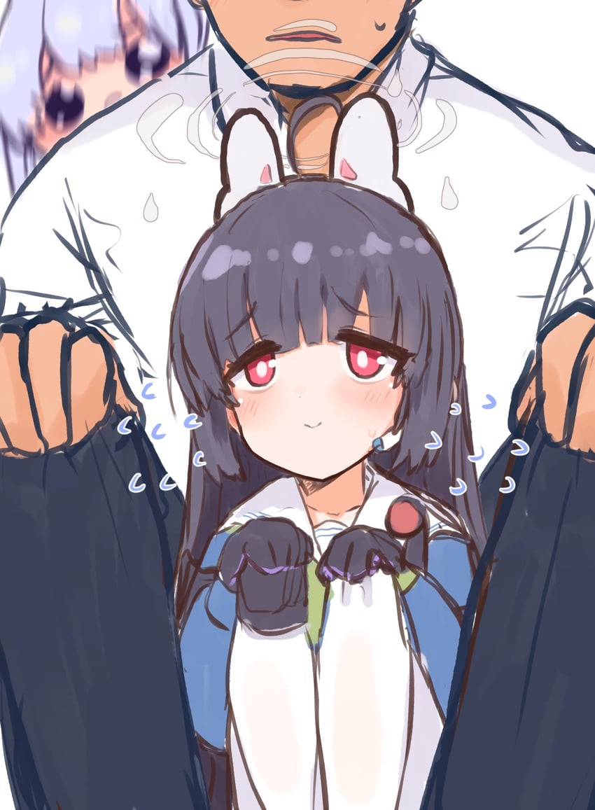 sensei, miyu, and miyako (blue archive) drawn by shiming_liangjing