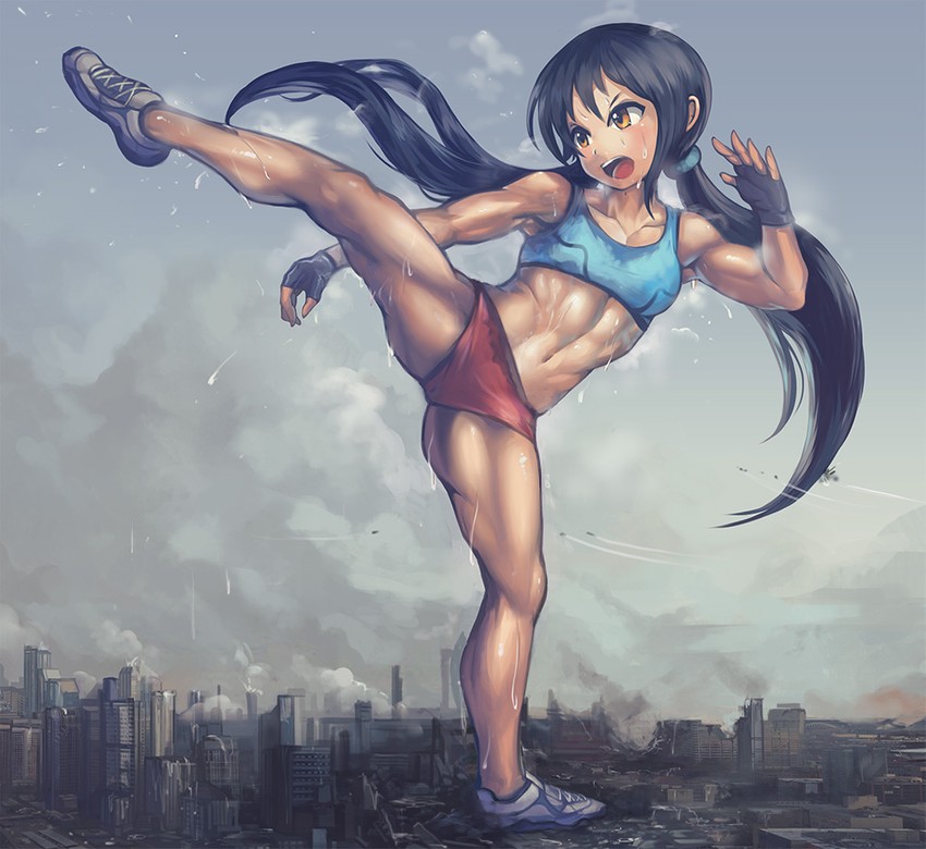 nakano yuka (idolmaster and 1 more) drawn by yilx