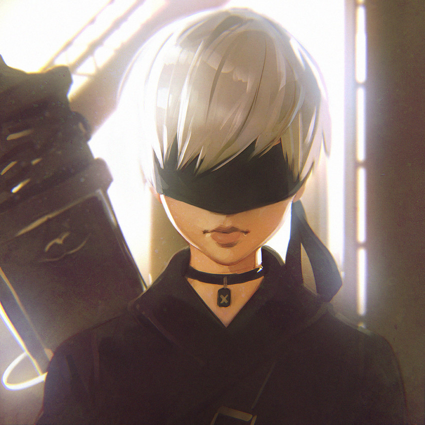 9s (nier and 1 more) drawn by ilya_kuvshinov