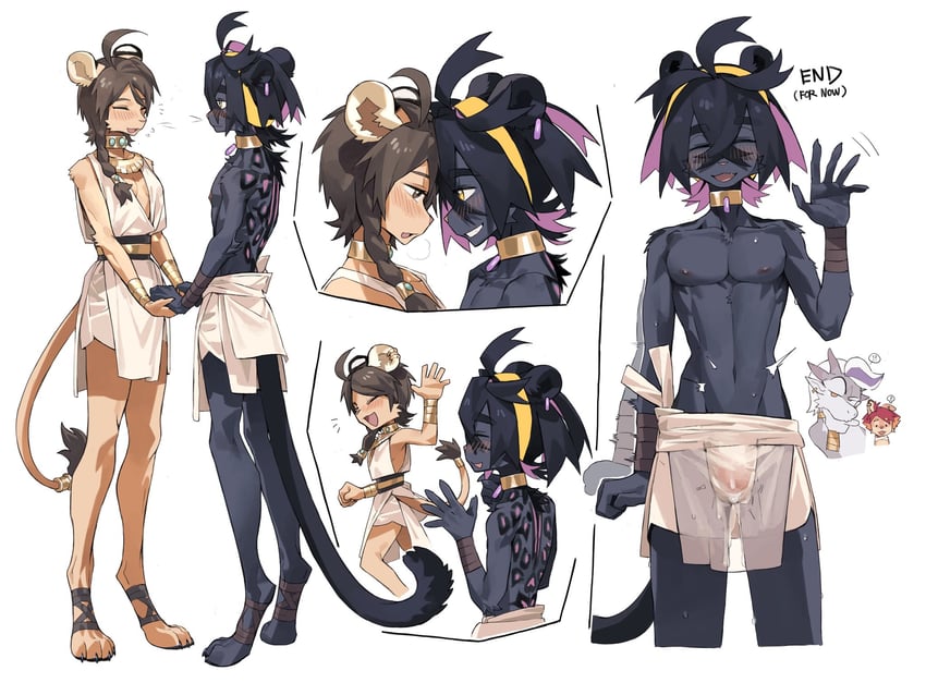 kieran, juliana, drayton, and crispin (pokemon and 1 more) drawn by knifedragon