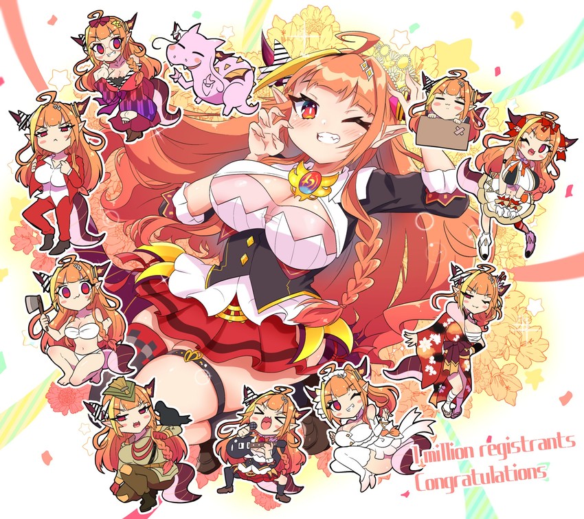 kiryu coco and kasuga ichiban (hololive and 1 more) drawn by sakuramochi_(sakura_frappe)