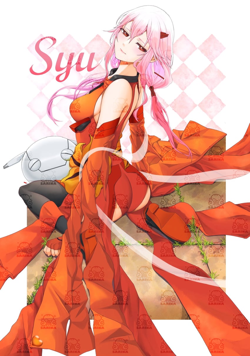 yuzuriha inori and fyu-neru (guilty crown) drawn by sarina_(tosiyukiryousuke)