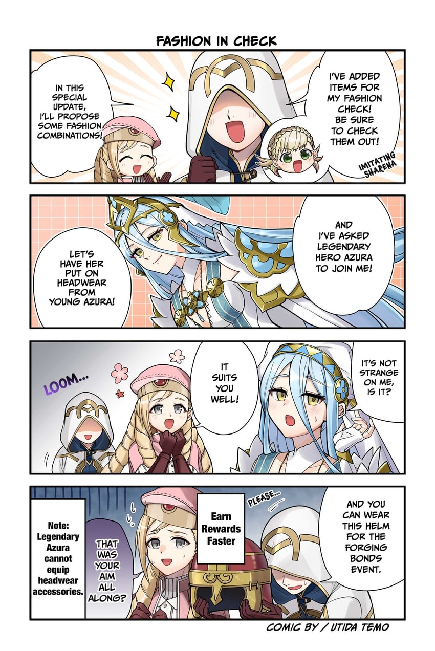 azura, kiran, sharena, and forrest (fire emblem and 2 more)