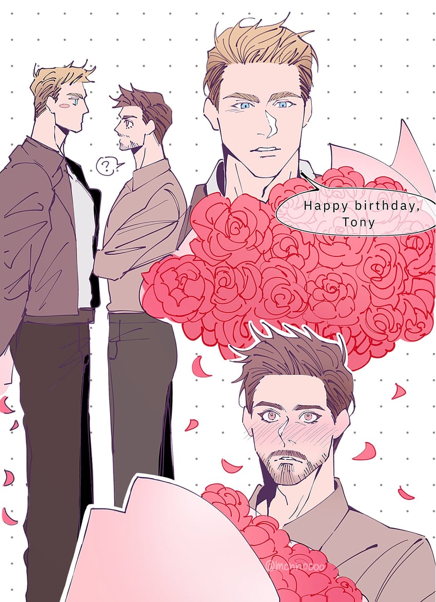steve rogers and tony stark (marvel and 2 more) drawn by mcnn0000
