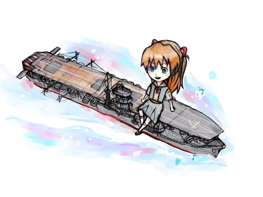 souryuu asuka langley (neon genesis evangelion) drawn by zukkii_(german-empire118)