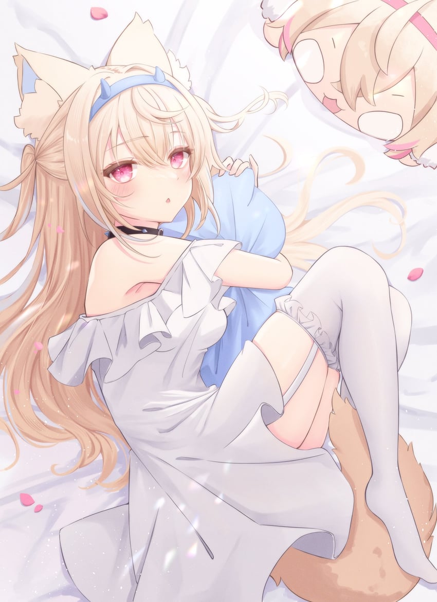 fuwawa abyssgard and mococo abyssgard (hololive and 1 more) drawn by shinyo_yukino