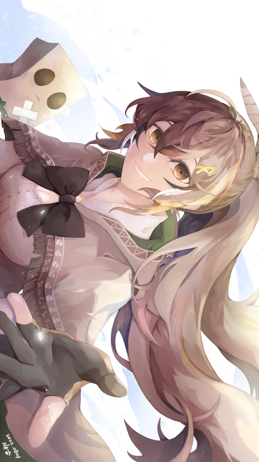 nanashi mumei and friend (hololive and 1 more) drawn by nate+