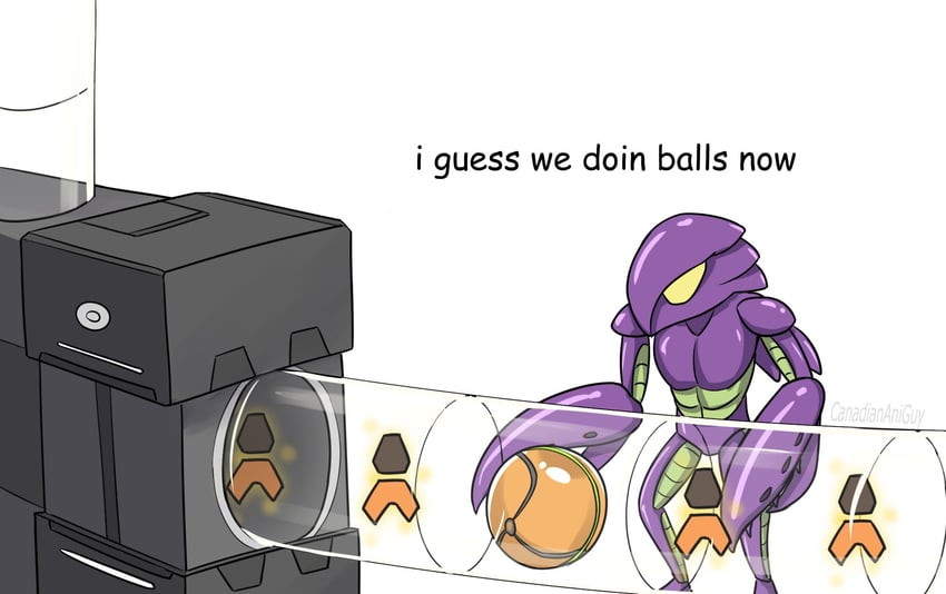 samus aran and space pirate (metroid and 2 more) drawn by canadiananiguy