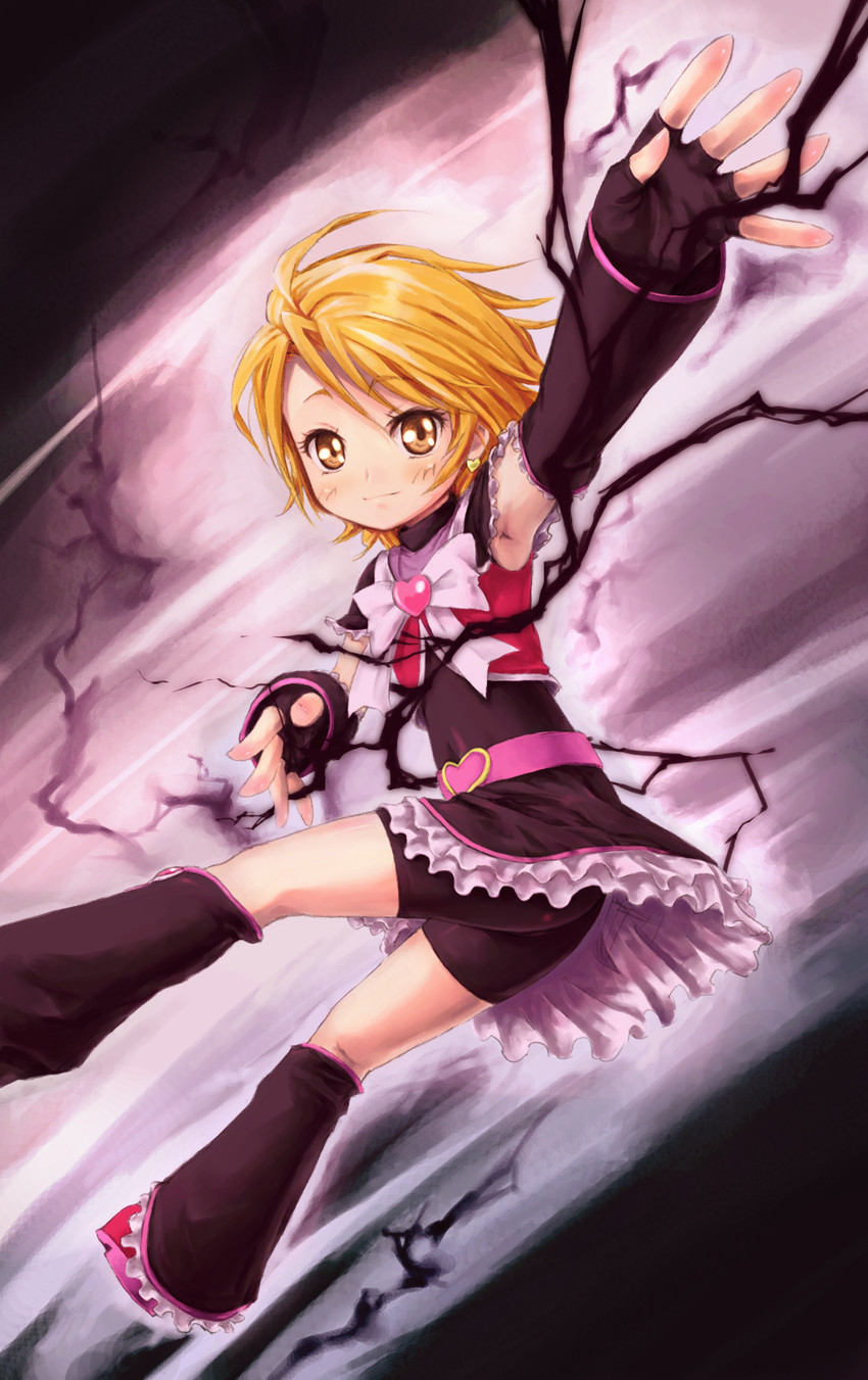 misumi nagisa and cure black (precure and 2 more) drawn by pokomi