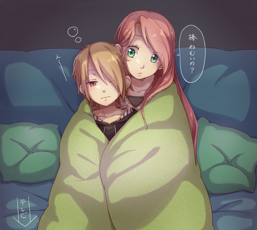 sakurai haruka and kida tsubaki (original) drawn by jackie012