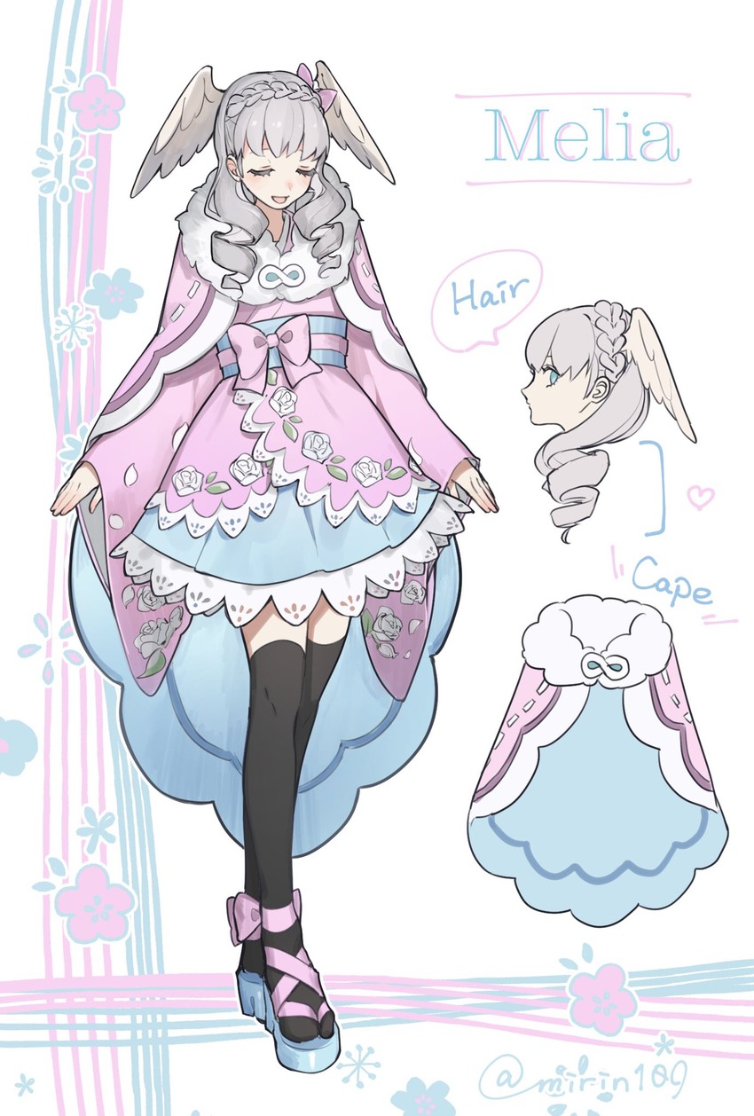 melia antiqua (xenoblade chronicles and 1 more) drawn by comumo