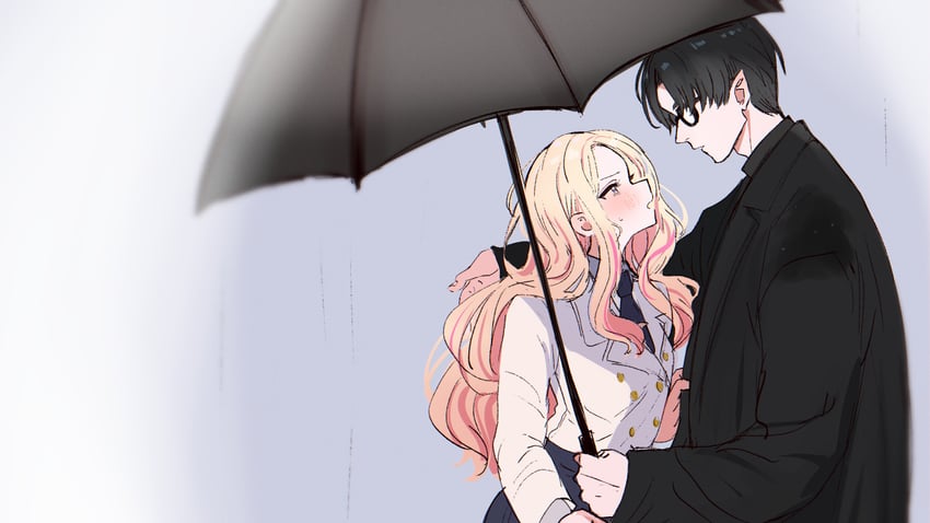 producer and juo sena (idolmaster and 1 more) drawn by kasasagi_(futagodori888)