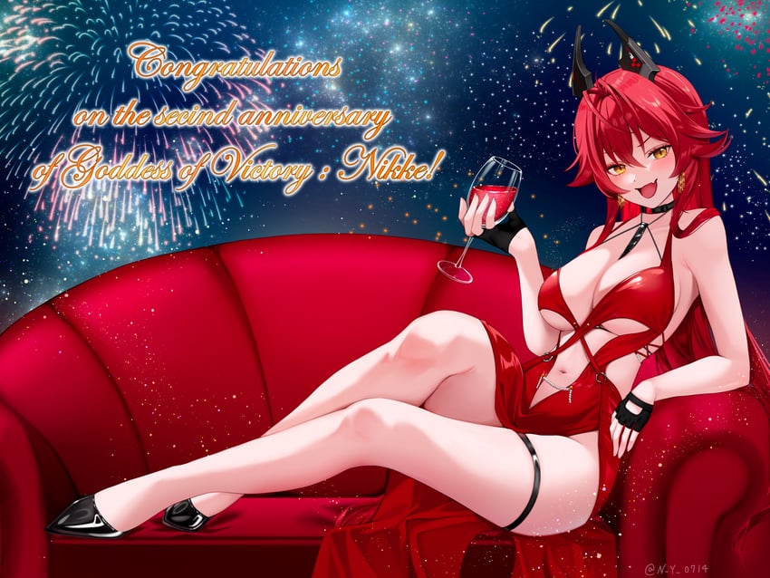 red hood (goddess of victory: nikke) drawn by yazuki_(n_y_0714)