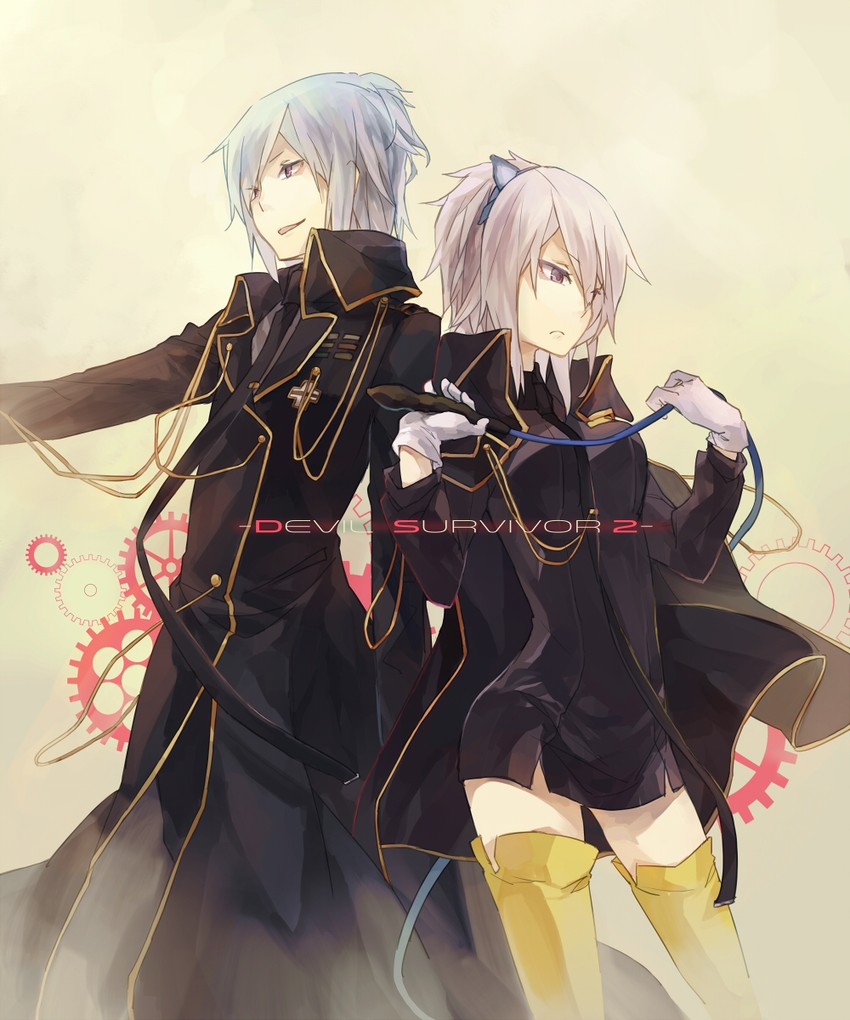 hotsuin miyako and houtsuin yamato (devil survivor and 1 more) drawn by shrie