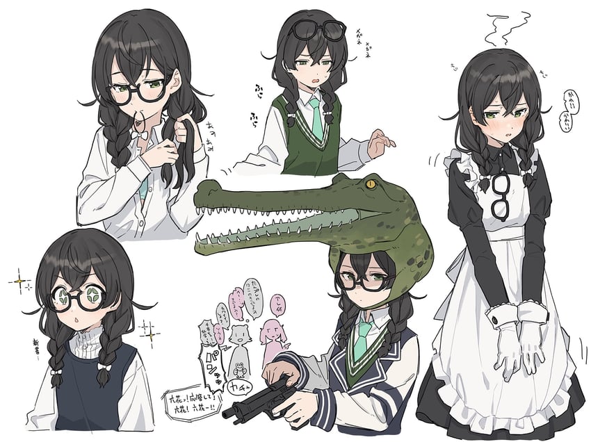 koharu rikka, natsuki karin, and hanakuma chifuyu (synthesizer v and 3 more) drawn by teshima_nari