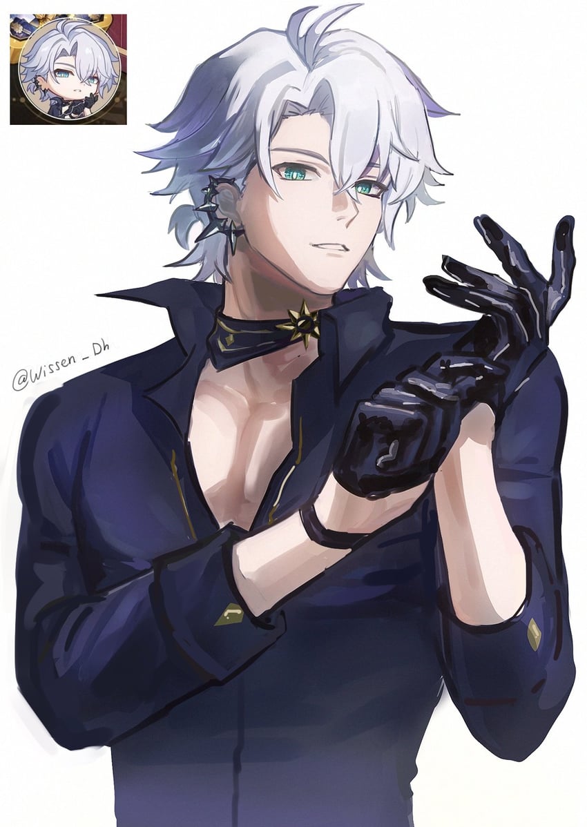 phainon (honkai and 1 more) drawn by wissen_dh