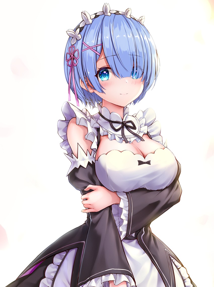 rem (re:zero kara hajimeru isekai seikatsu) drawn by yuye