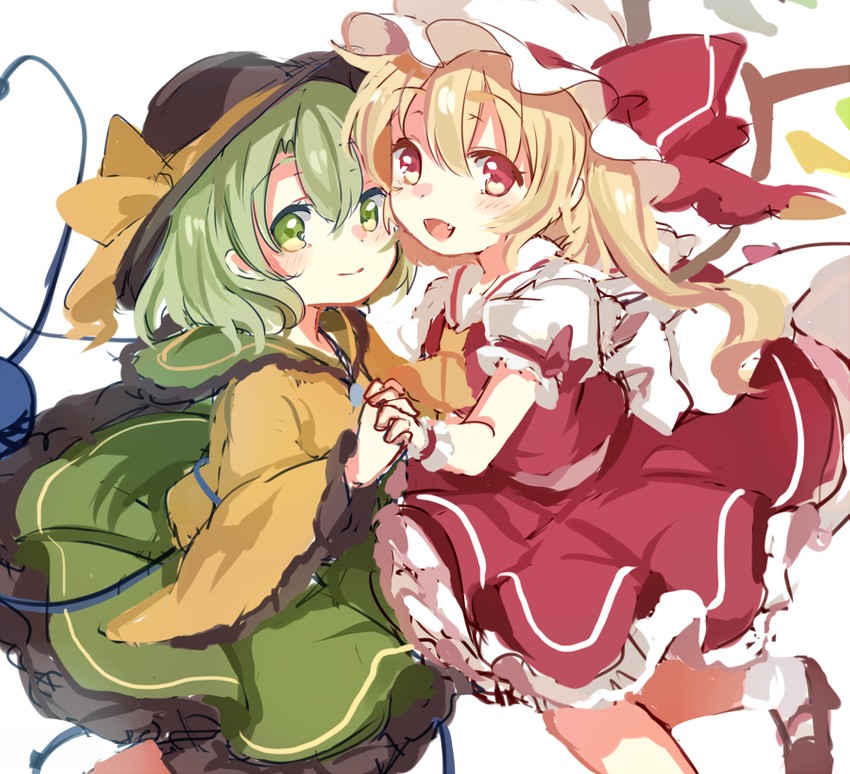 flandre scarlet and komeiji koishi (touhou) drawn by paragasu_(parags112)