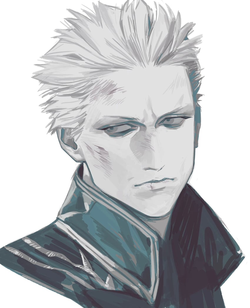 vergil (devil may cry and 1 more) drawn by nonnon9977