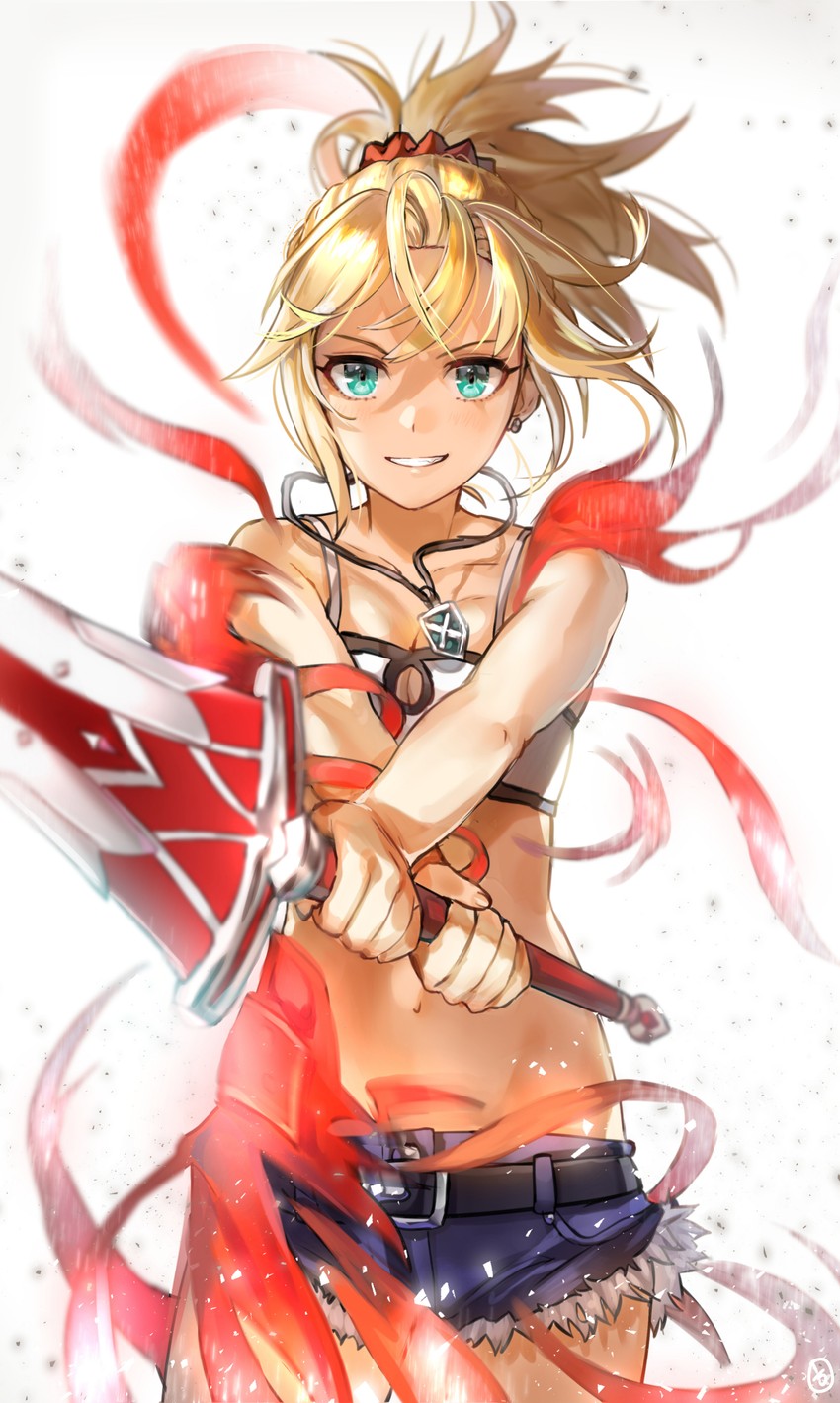 mordred (fate and 1 more) drawn by hieung