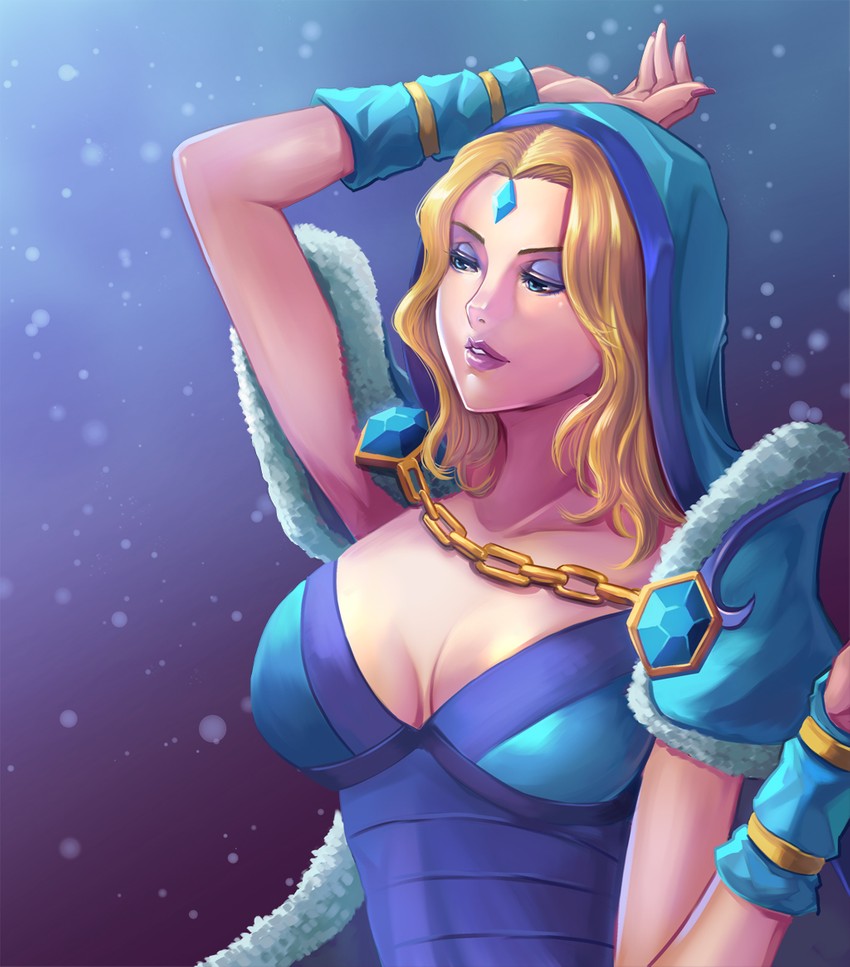 crystal maiden (dota and 1 more) drawn by seed01010