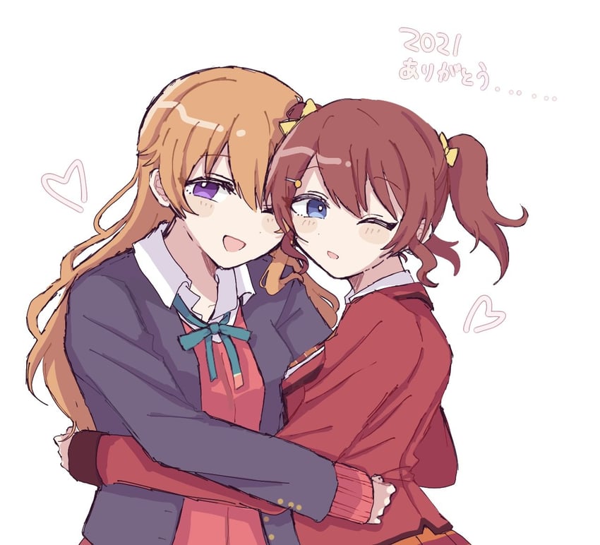 konoe kanata and konoe haruka (love live! and 1 more) drawn by ng_pst
