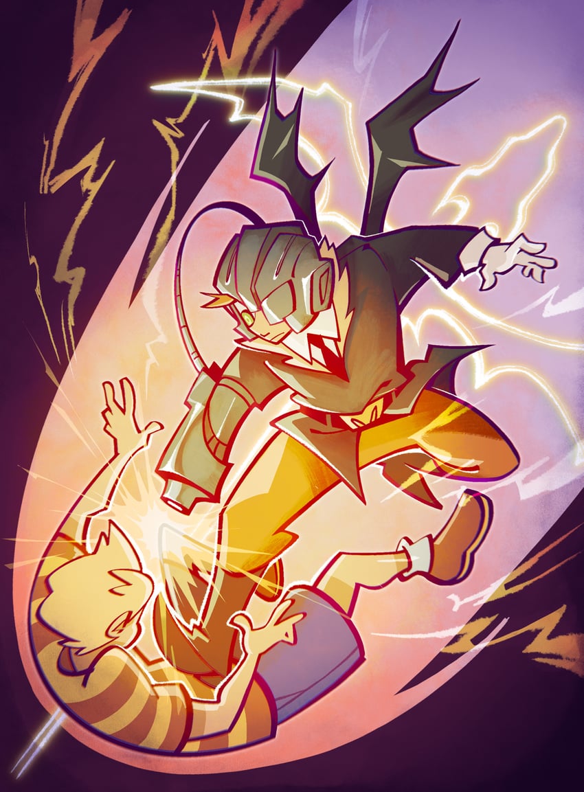 lucas, claus, and masked man (mother and 1 more) drawn by entouragelvr75