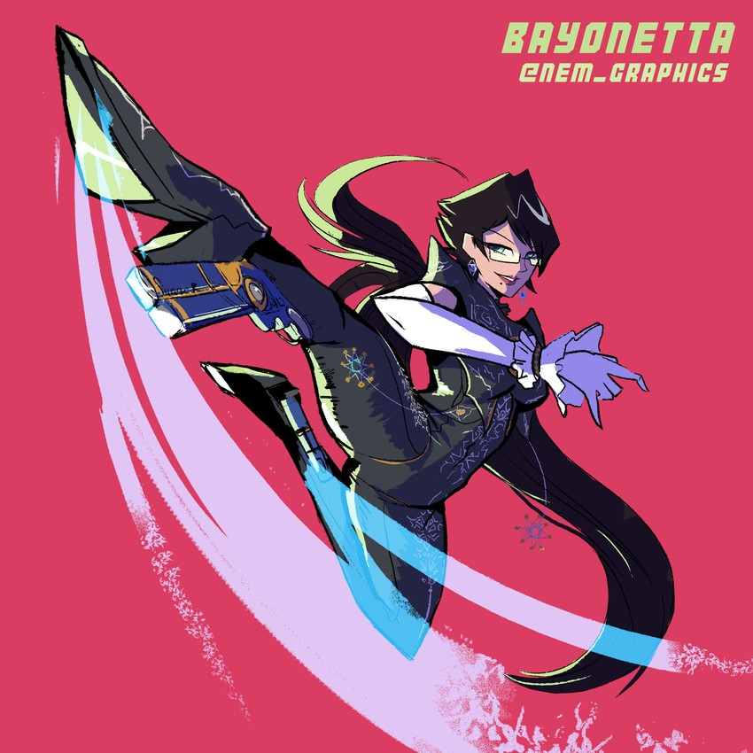 bayonetta (bayonetta and 1 more) drawn by nem_graphics