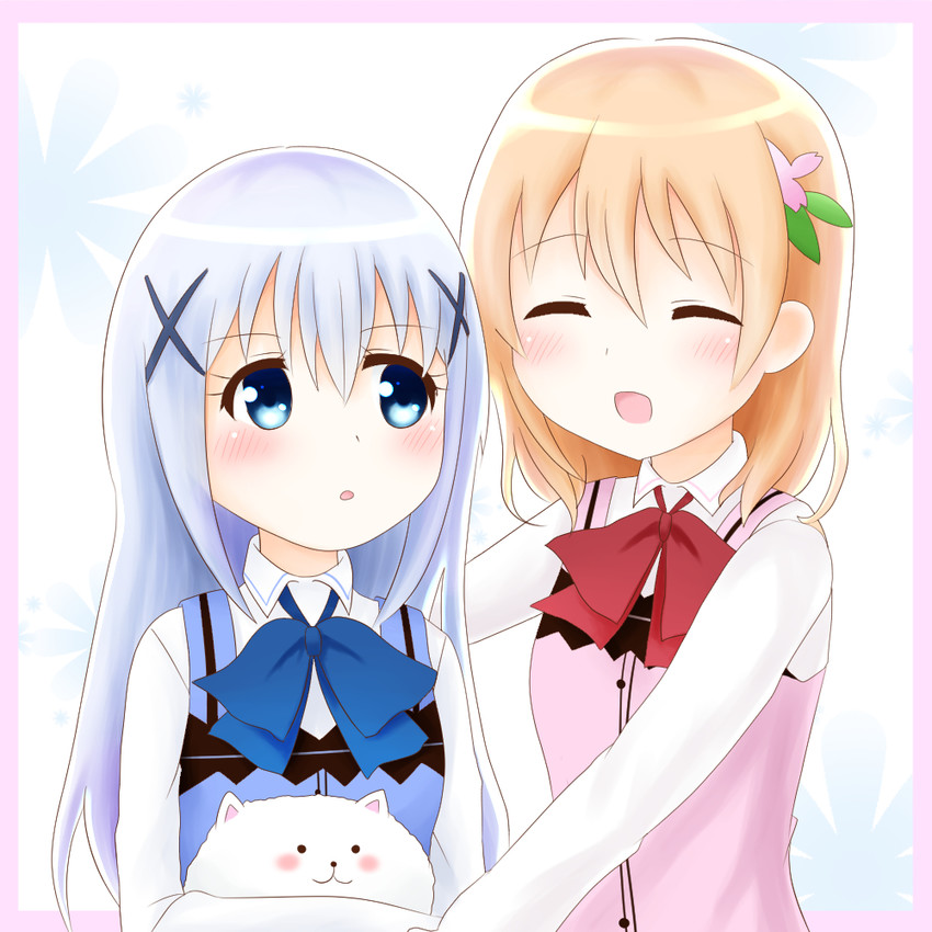 kafuu chino, hoto cocoa, and tippy (gochuumon wa usagi desu ka?) drawn by lunatic.