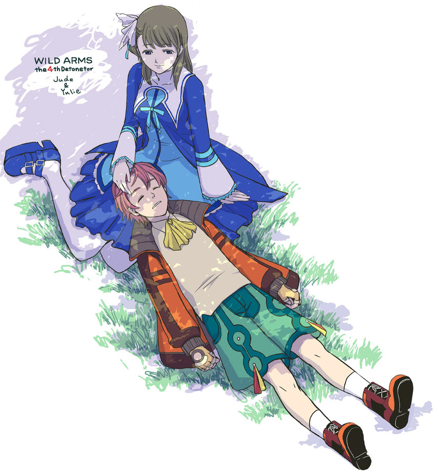 yulie ahtreide and jude maverick (wild arms and 1 more) drawn by natsuhon_nao