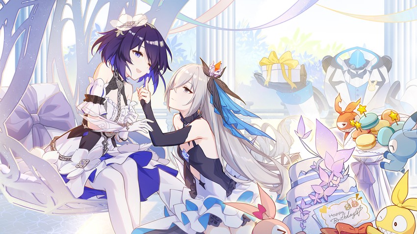 bronya zaychik and seele vollerei (honkai and 1 more)
