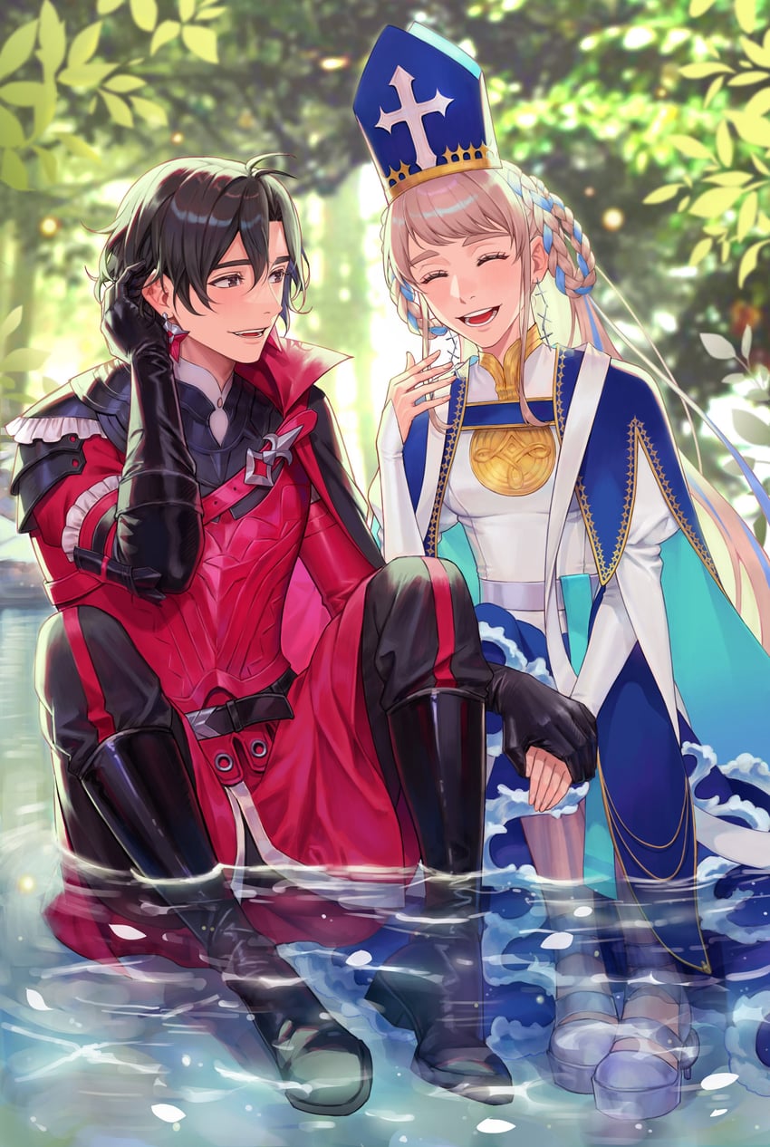 constantine xi and johanna (fate and 1 more) drawn by dnstar_1019
