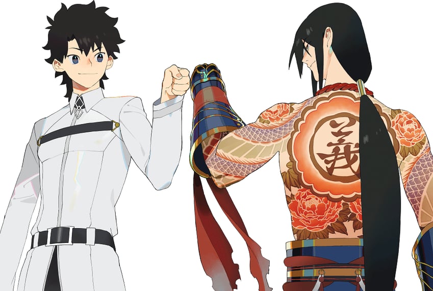 fujimaru ritsuka and yan qing (fate and 1 more) drawn by tansaninryou