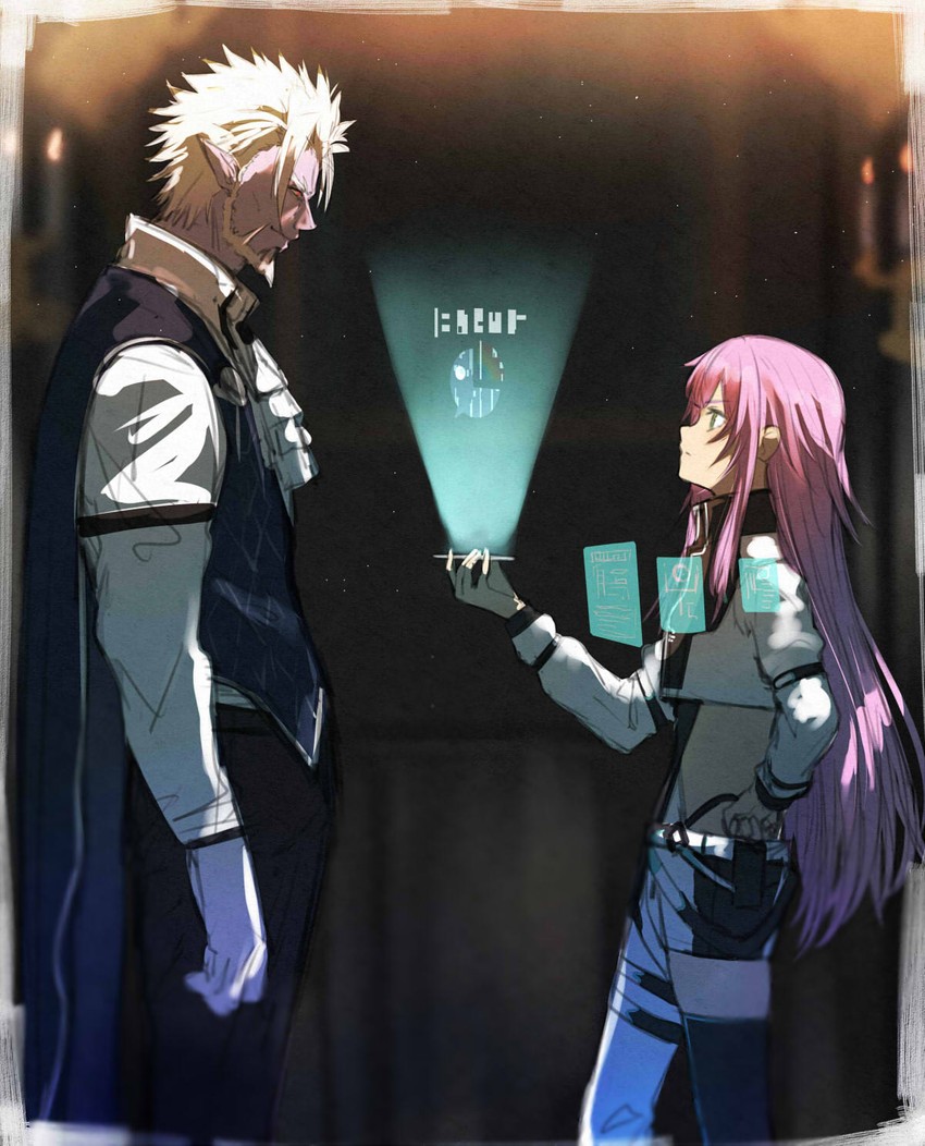 yuuhi riri and gilzaren iii (nijisanji) drawn by isshiki_(ffmania7)