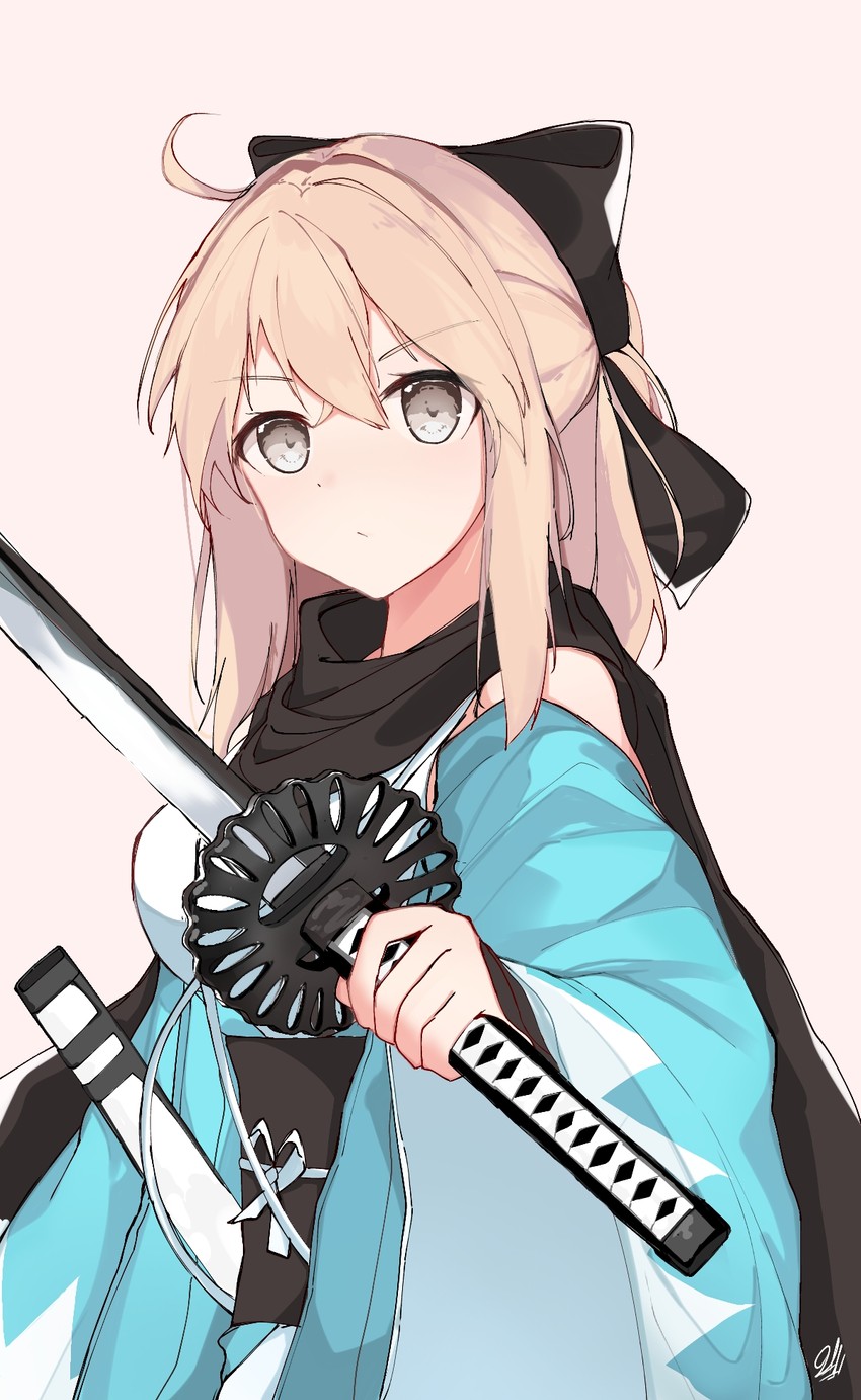 okita souji (fate and 1 more) drawn by maccaron
