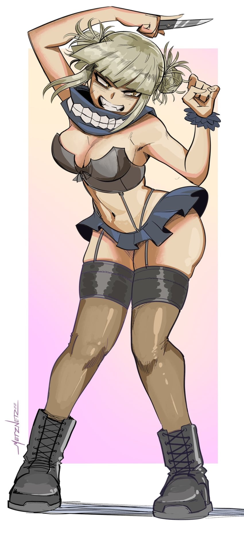 toga himiko (boku no hero academia) drawn by chris_metzner